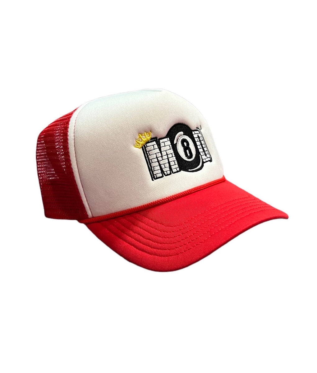 M8Dmerchandise – Trucker Hat M8D Red